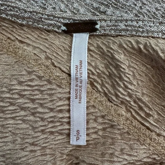 Free People Gold Moonage Daydream Bodycon Mini Dress - Picture 8 of 12